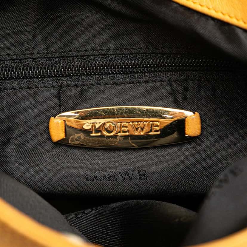 Loewe Nappa Handbag Yellow Leather Very good condition - Box View