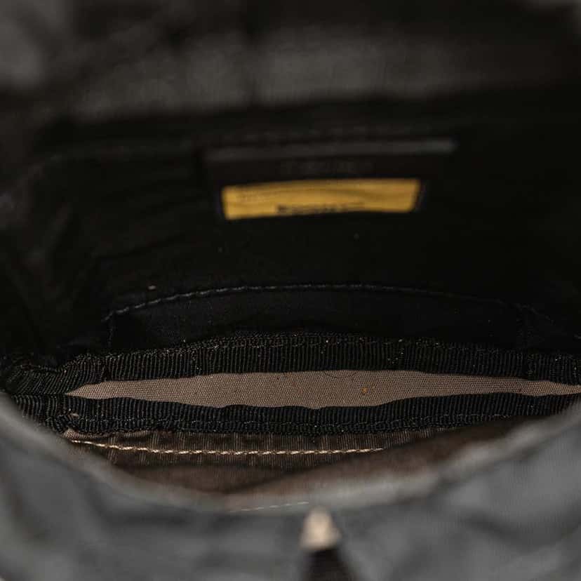 Fendi Mini Fendiness Nylon Convertible Backpack Brown Good condition - Model View