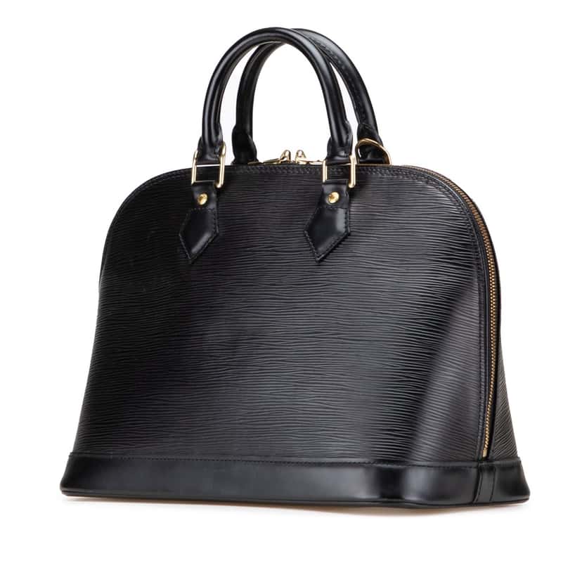 Louis Vuitton Epi Alma PM Black Leather Good condition - Back View