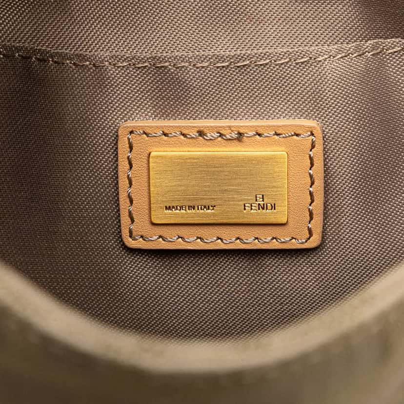 Fendi Zucca Canvas Shoulder Bag Brown Very good condition - Box View