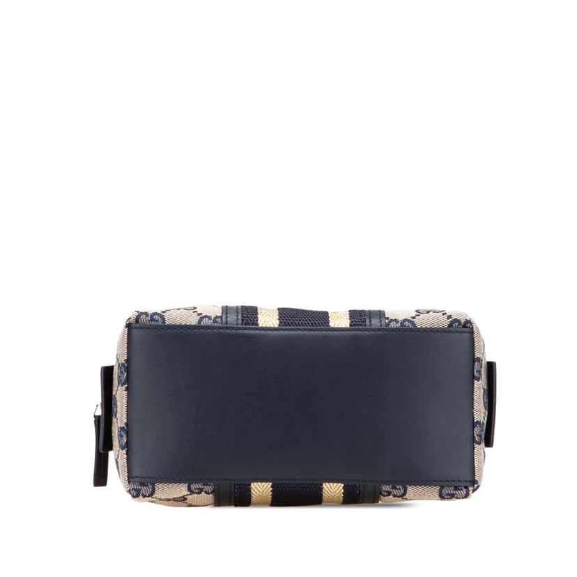 Gucci GG Canvas Web Pouch Brown Good condition - Inside View