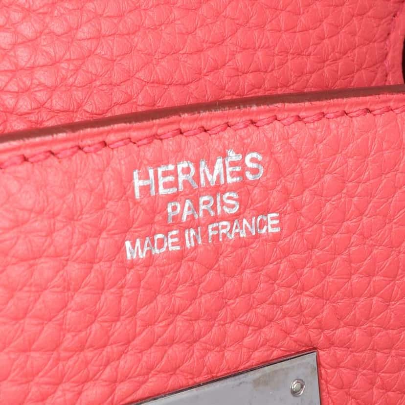 Hermès Togo Birkin Retourne 35 Red Leather Good condition - Box View