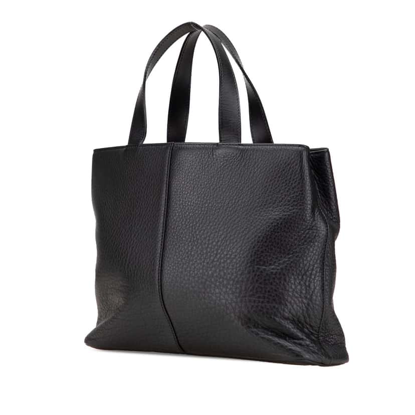 Burberry Leather Tote Black Leather Good condition - Back View