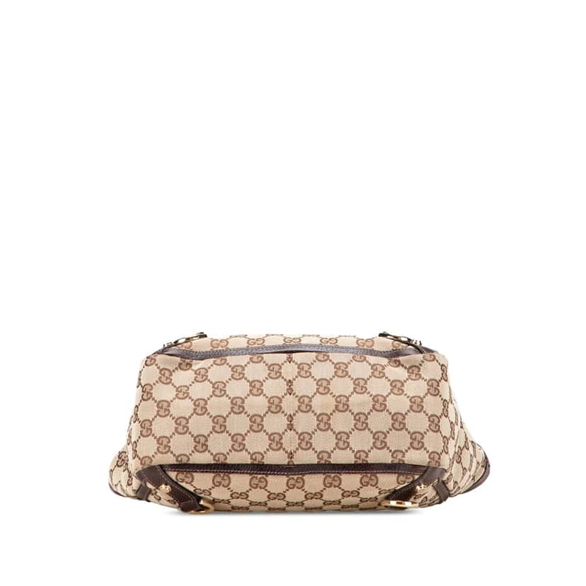 Gucci GG Canvas Abbey D Ring Tote Brown Good condition - Inside View