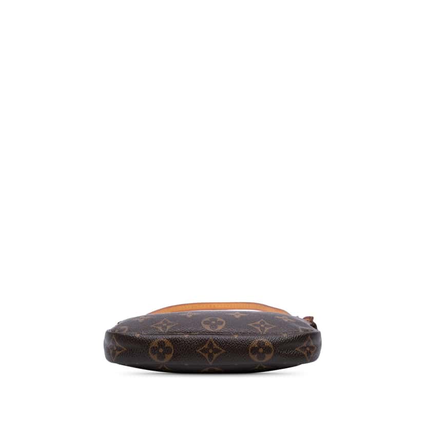 Louis Vuitton Monogram Mini Pochette Accessoires Brown Canvas Good condition - Inside View