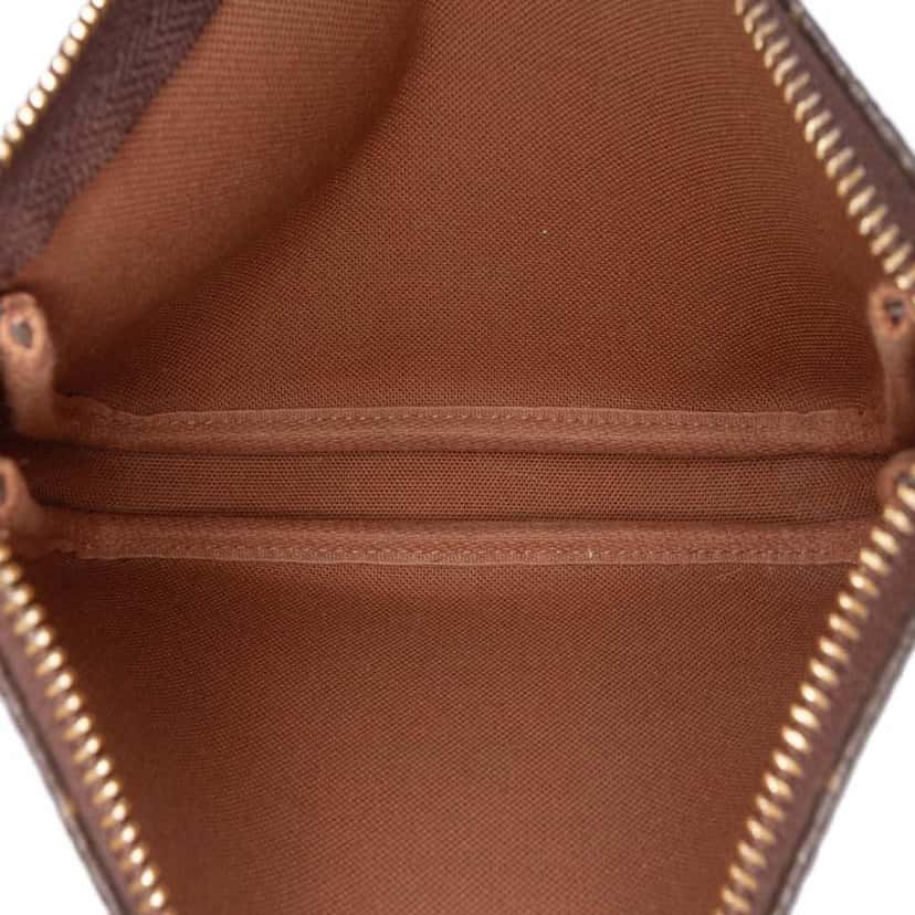 Louis Vuitton Monogram Mini Pochette Accessoires Brown Canvas Good condition - Model View
