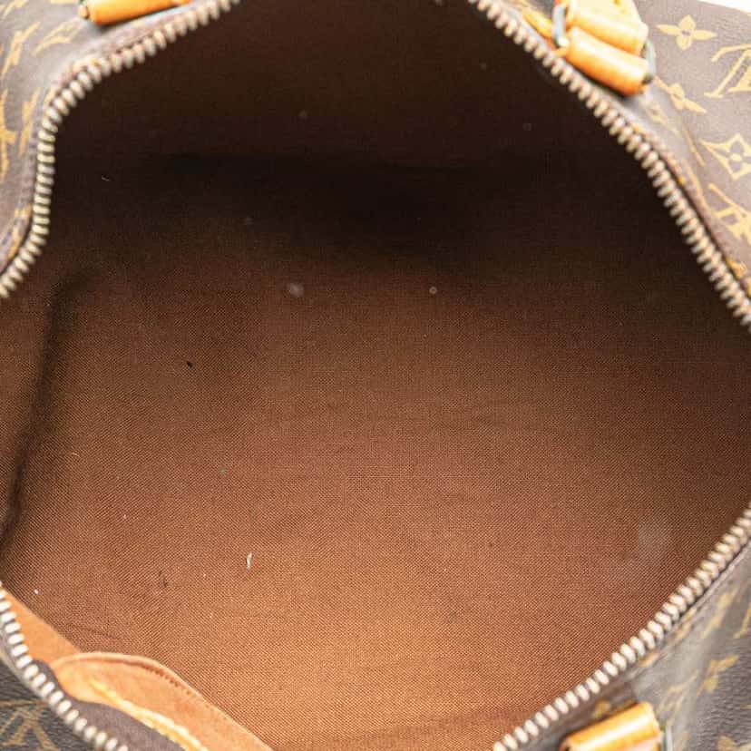 Louis Vuitton Monogram Speedy 35 Brown Canvas Good condition - Model View