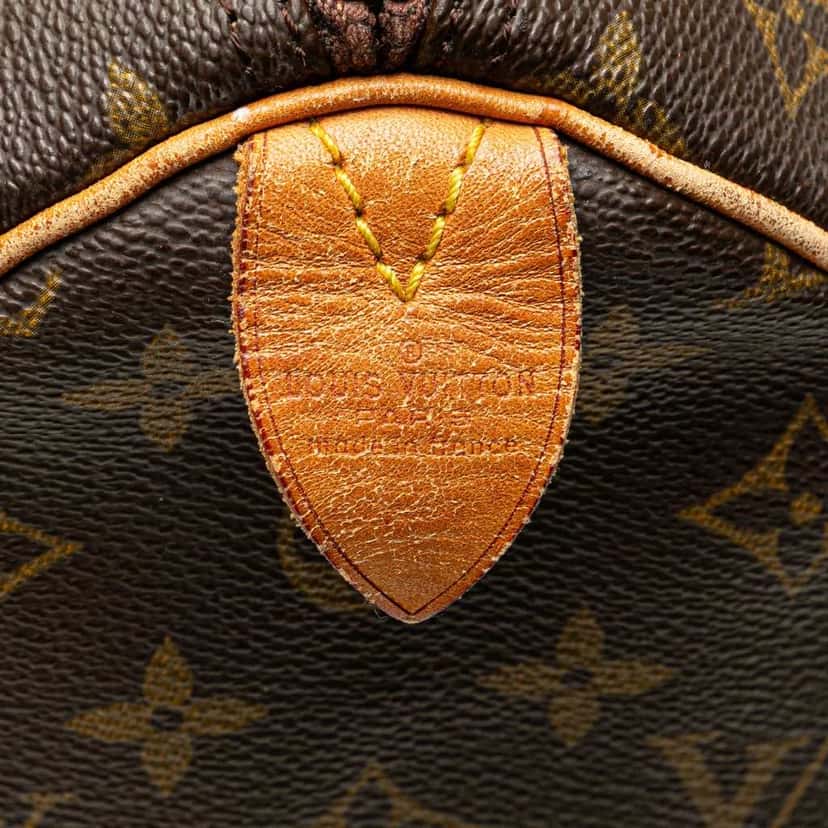 Louis Vuitton Monogram Speedy 35 Brown Canvas Good condition - Box View