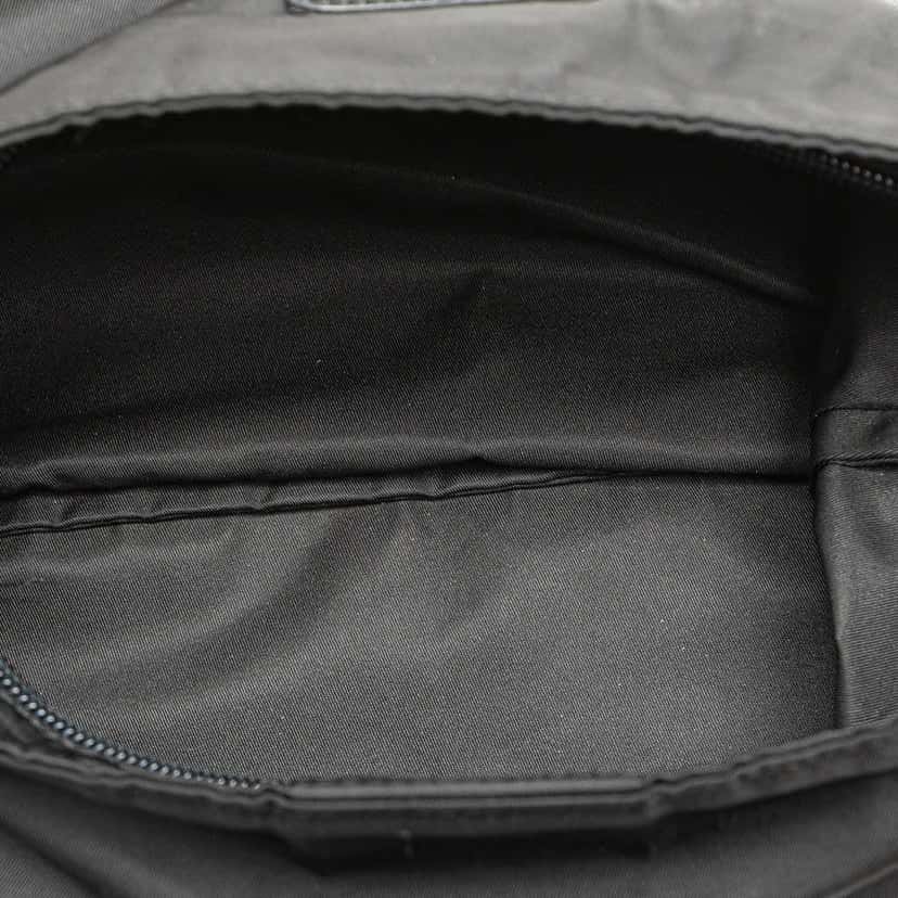Prada Tessuto Zip Top Crossbody Black Good condition - Model View