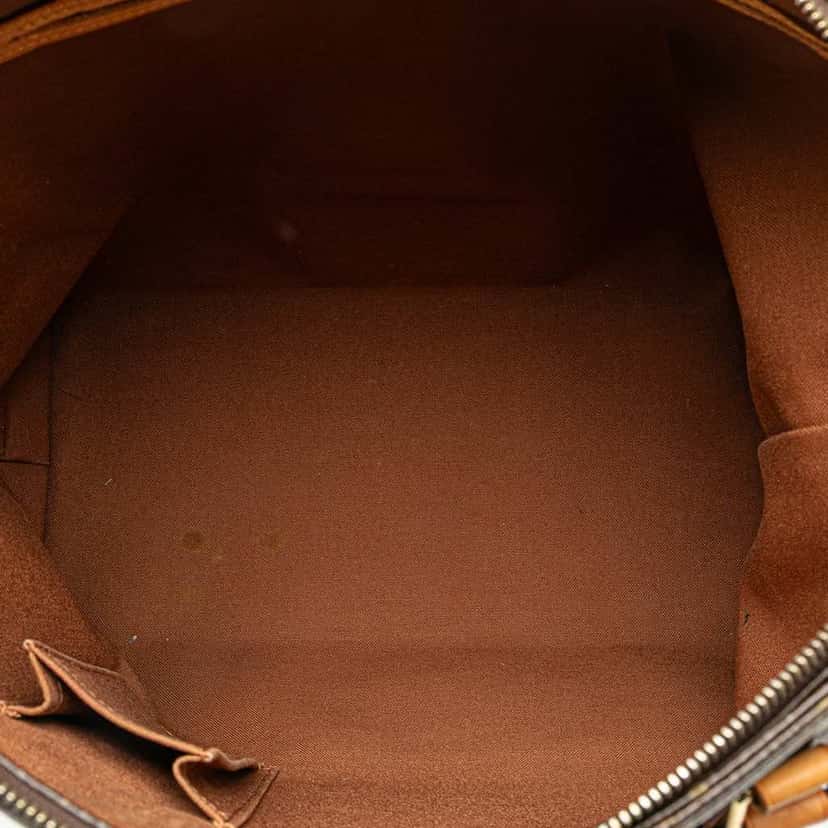 Louis Vuitton Monogram Cabas Mezzo Brown Canvas Fair condition - Model View