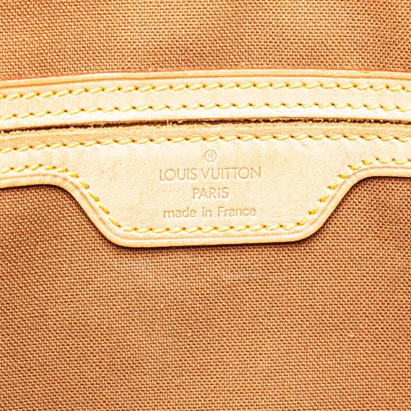 Louis Vuitton Monogram Cabas Mezzo Brown Canvas Fair condition - Box View