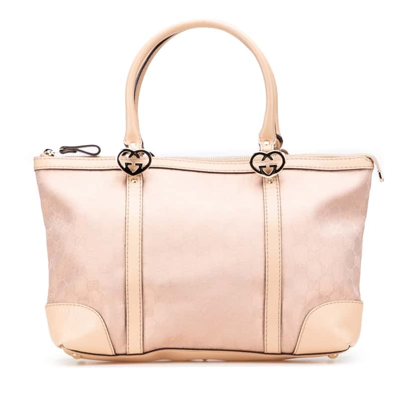 Gucci GG Canvas Lovely Tote Pink Good condition - Front View