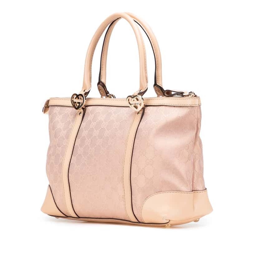 Gucci GG Canvas Lovely Tote Pink Good condition - Back View