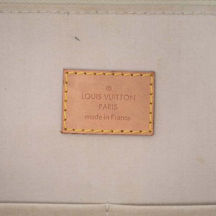 Louis Vuitton Monogram Vernis Alma GM Brown Leather Good condition - Box View