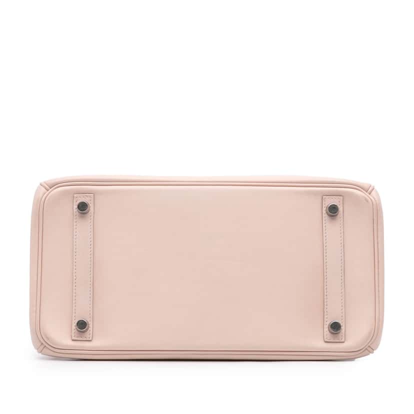 Hermès Swift Birkin Retourne 30 Pink Leather Good condition - Inside View