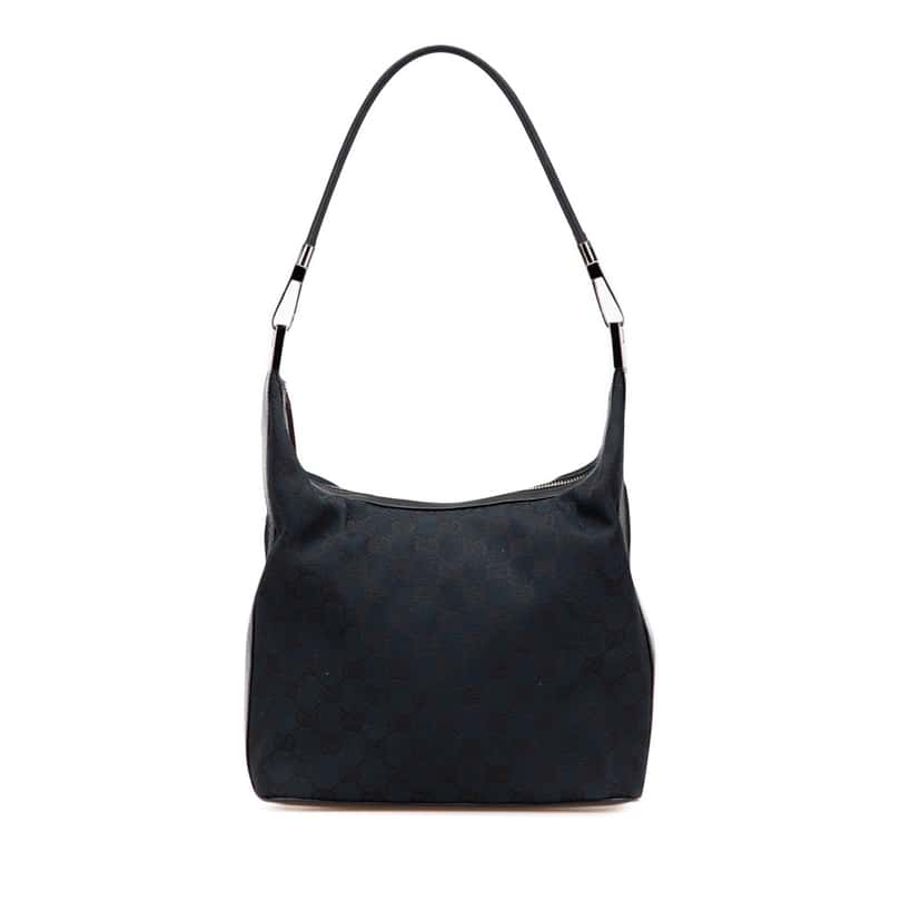 Gucci GG Canvas Shoulder Bag Blue Good condition - Front View