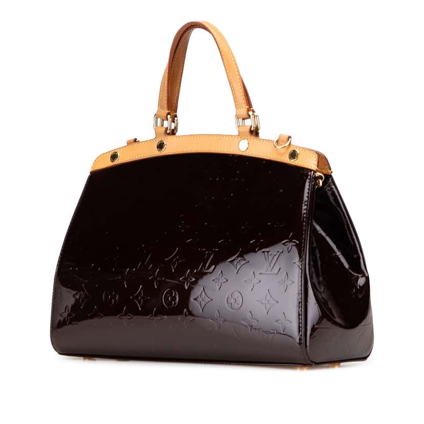 Louis Vuitton Monogram Vernis Brea MM Purple Leather Good condition - Back View