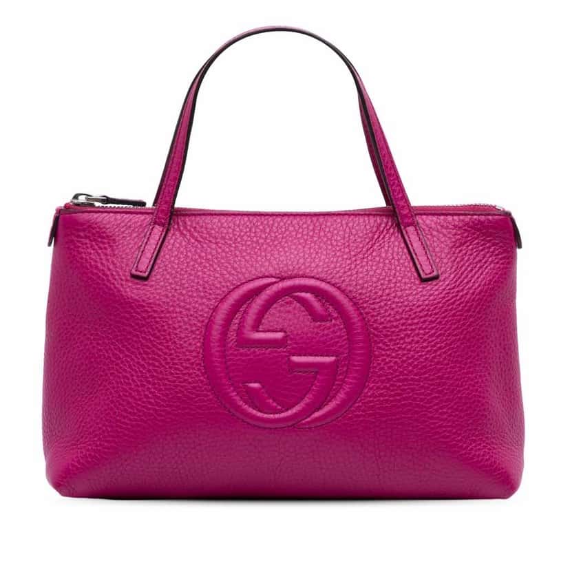 Gucci Kids Mini Leather Soho Tote Pink Leather Good condition - Front View