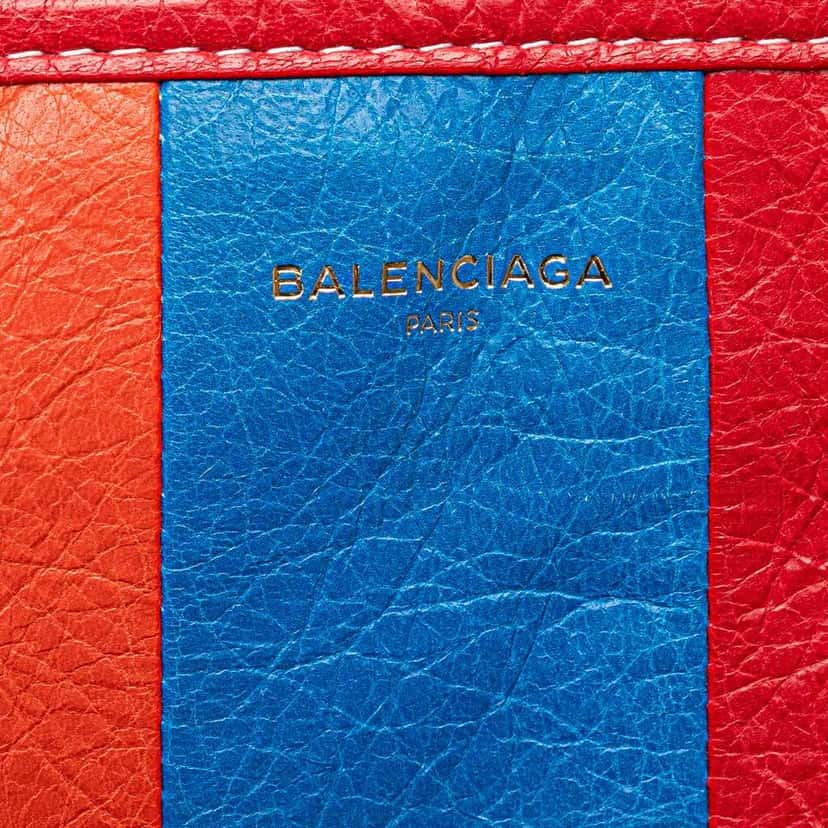 Balenciaga Lambskin Bazar Clutch Red Leather Good condition - Box View