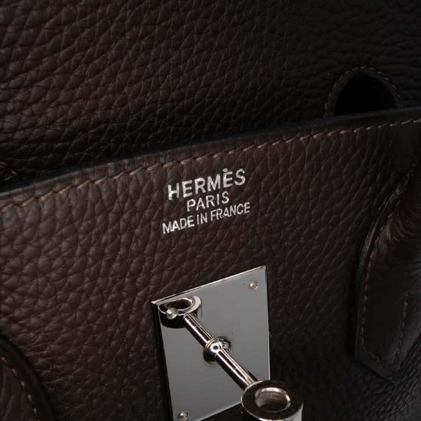 Hermès Togo Birkin Retourne 35 Brown Leather Good condition - Box View