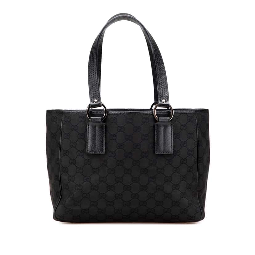 Gucci GG Canvas Tote Black Good condition - Front View