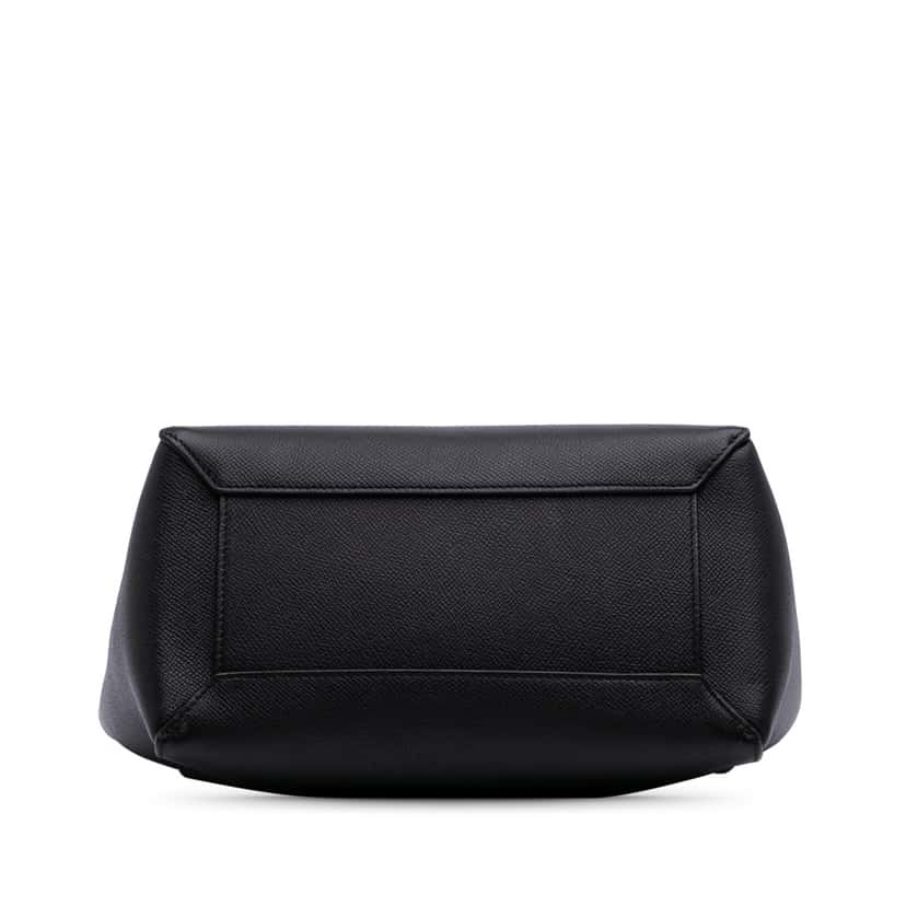 Celine Micro Grained Calfskin Belt Bag Black Leather Good condition - Inside View
