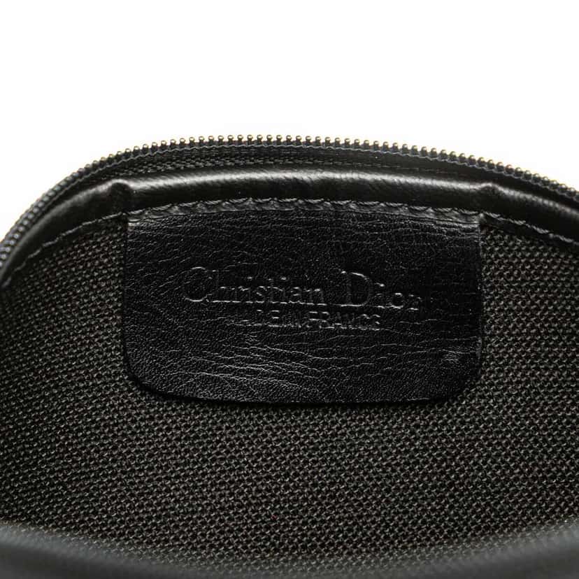 Dior Honeycomb Coated Canvas Chain Crossbody Black Good condition - Box View