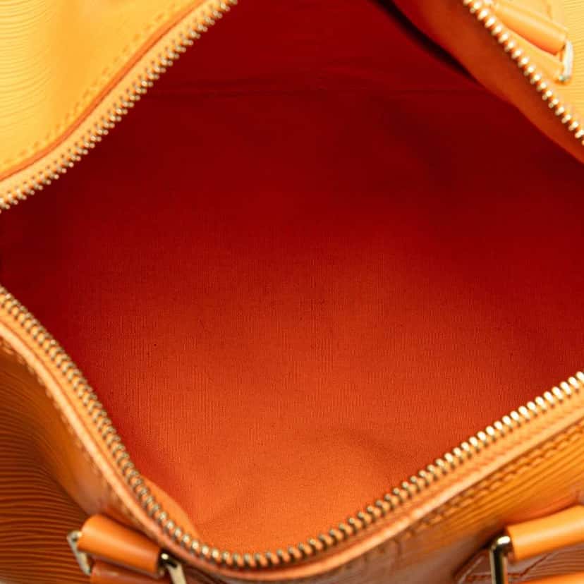 Louis Vuitton Epi Speedy 30 Orange Leather Good condition - Model View