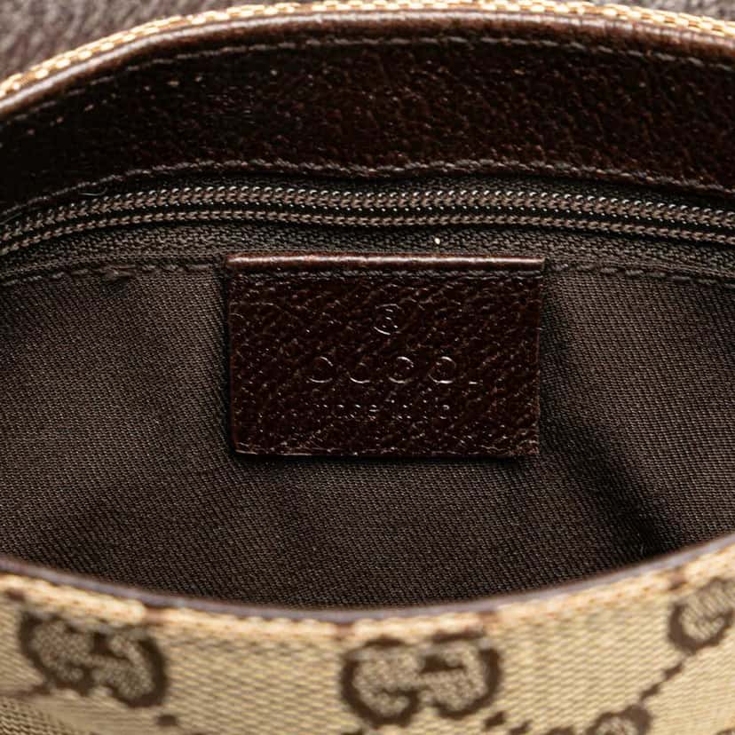Gucci GG Canvas Belt Bag Brown Good condition - Box View