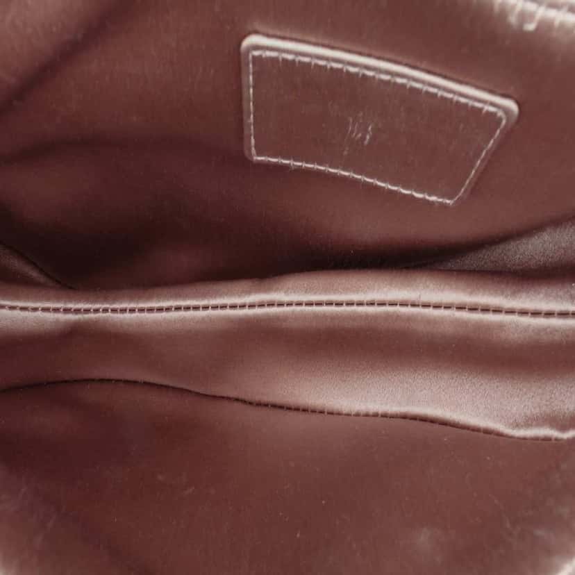 Dior Mini Satin Crystal Embellished Saddle Bag Pink Good condition - Model View