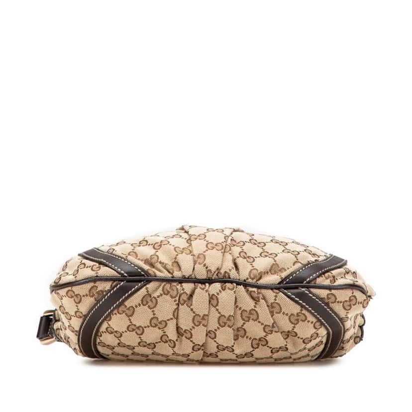 Gucci GG Canvas Abbey D Ring Crossbody Brown Good condition - Inside View