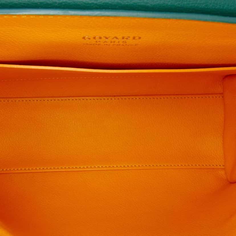 Goyard Mini Goyardine Saigon Souple Green Good condition - Model View