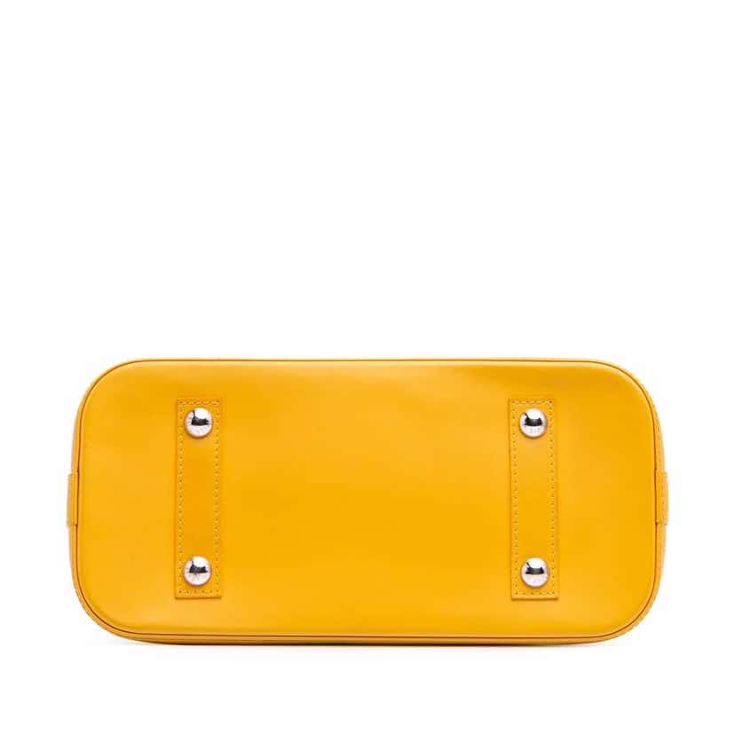Louis Vuitton Epi Alma PM Yellow Leather Good condition - Inside View