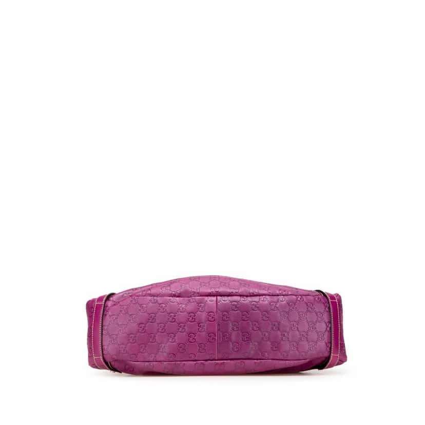 Gucci Medium Guccissima Abbey D Ring Tote Purple Leather Good condition - Inside View