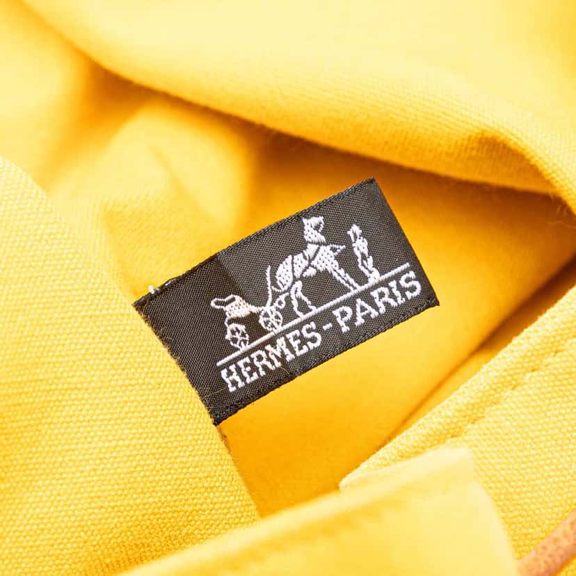 Hermès Toile Polochon Mimile Yellow Good condition - Box View