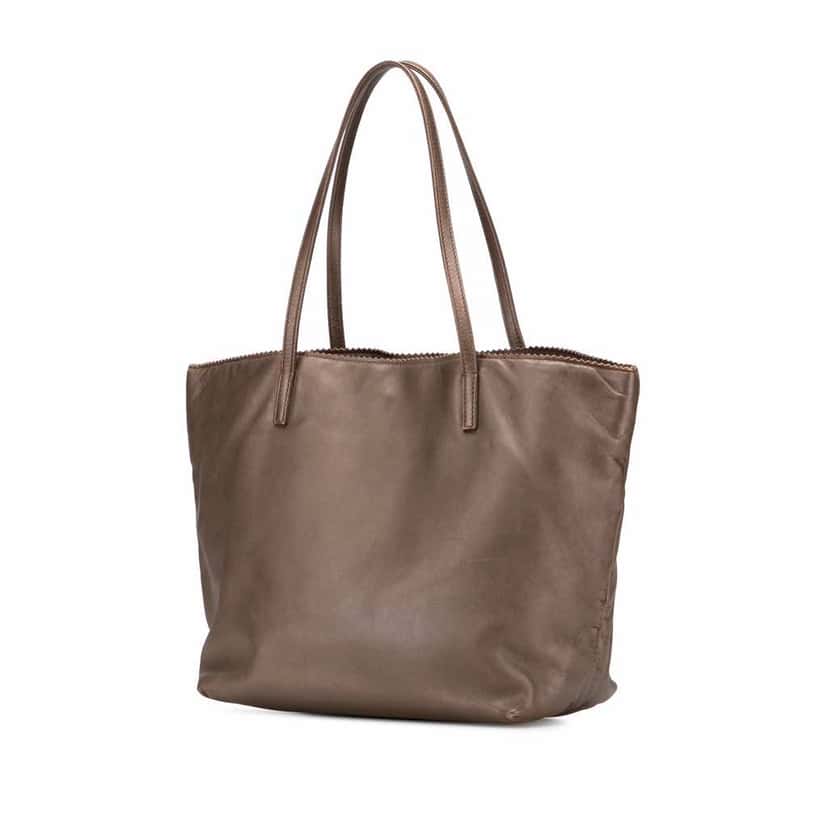 Loewe Anagram Nappa Tote Brown Leather Good condition - Back View