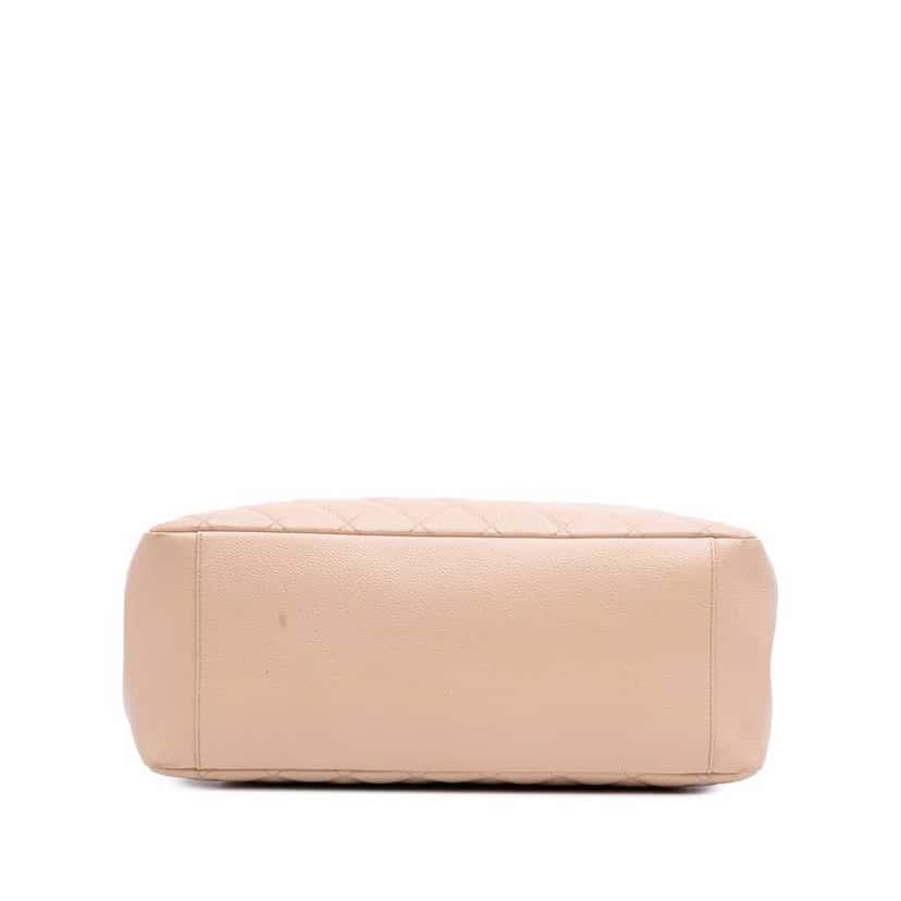 Chanel Caviar Grand Shopping Tote Brown Leather Good condition - Inside View