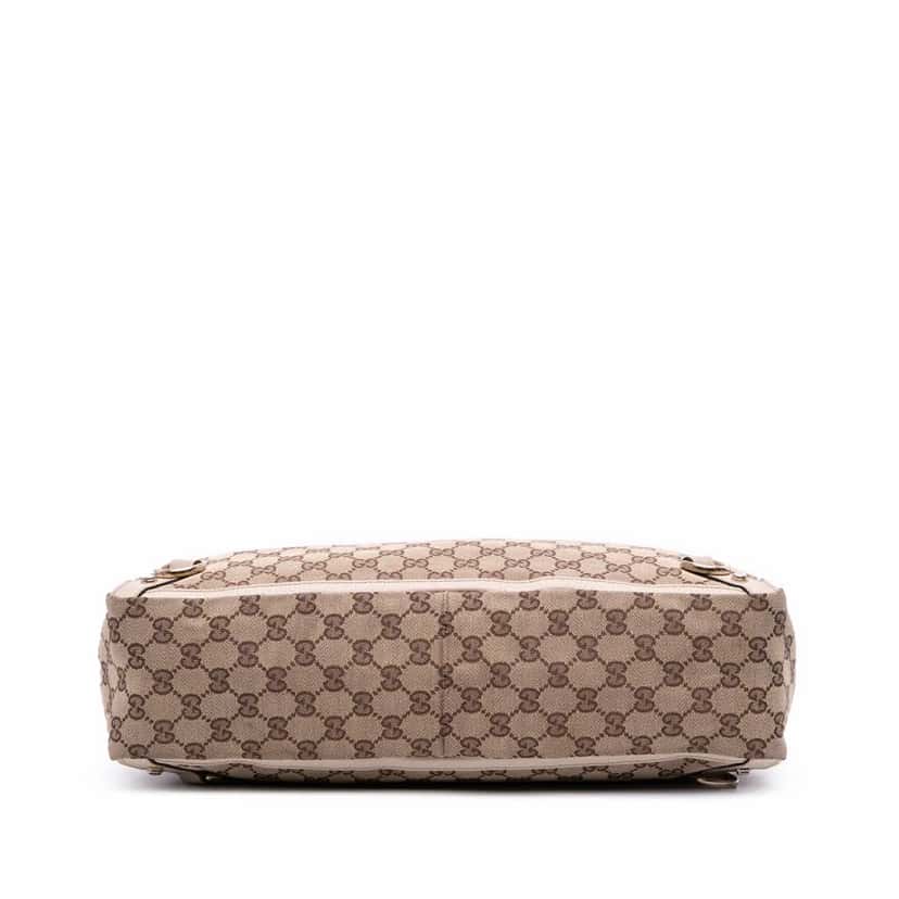 Gucci GG Canvas Abbey D Ring Tote Brown Good condition - Inside View