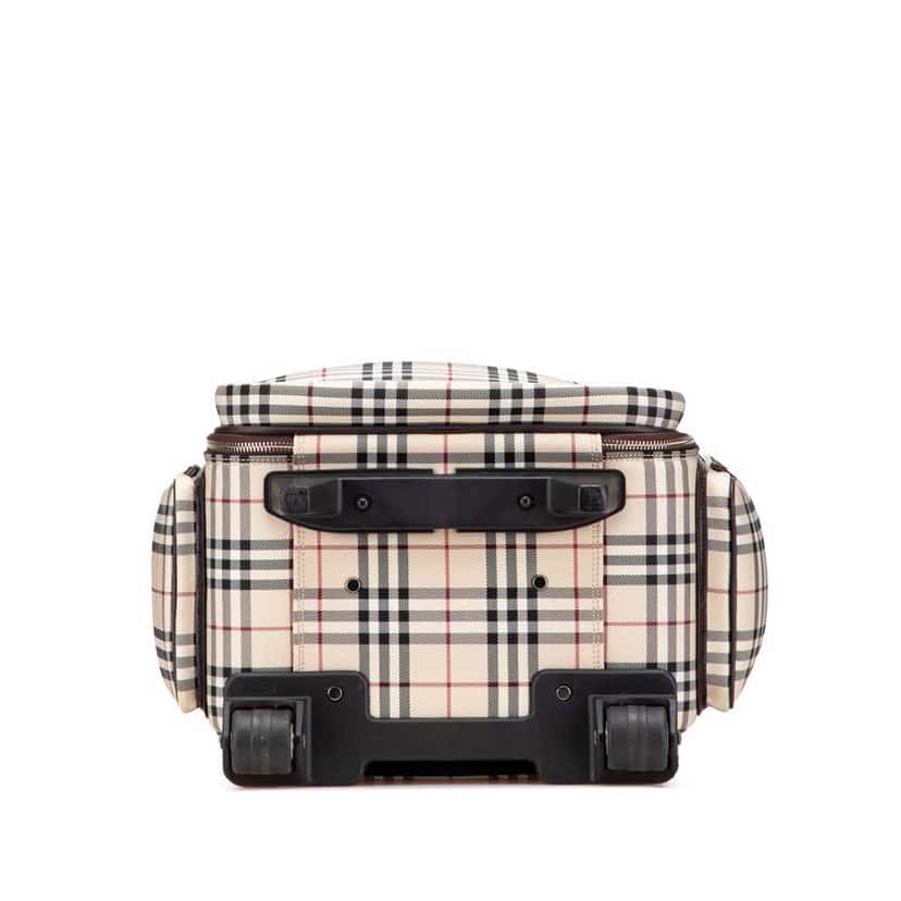 Burberry House Check Canvas Luggage Brown Good condition - Inside View