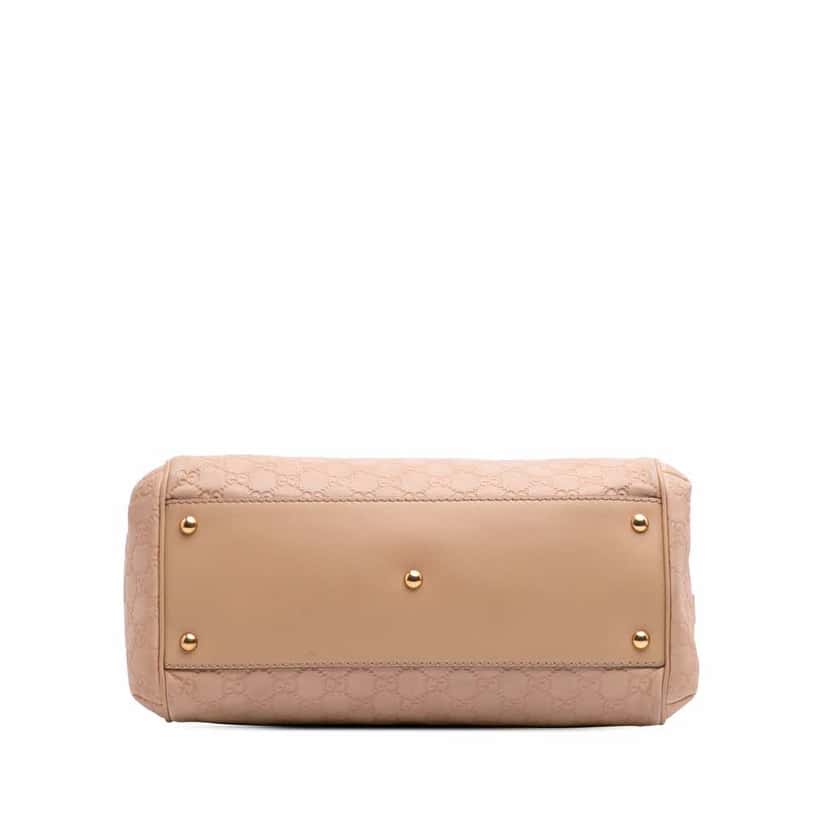 Gucci Medium Guccissima Scarlett Satchel Brown Leather Good condition - Inside View