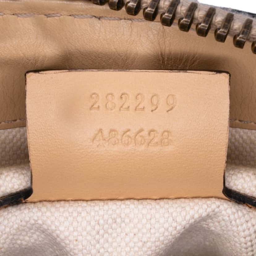 Gucci Medium Guccissima Scarlett Satchel Brown Leather Good condition - Box View