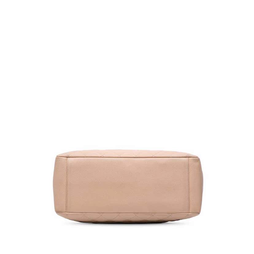 Chanel Caviar Grand Shopping Tote Brown Leather Good condition - Inside View