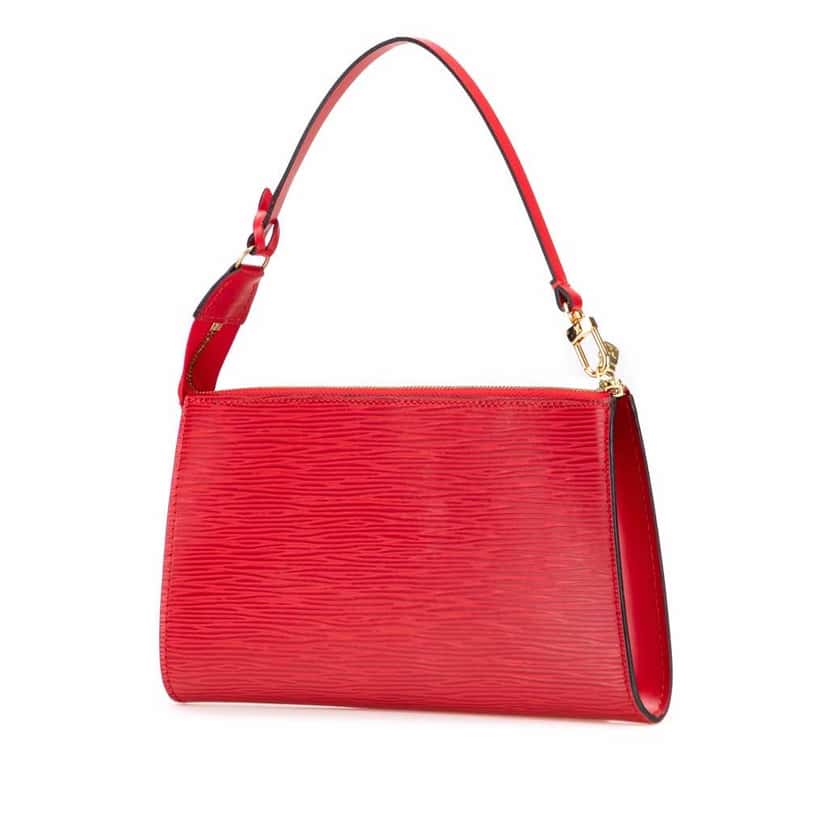 Louis Vuitton Epi Pochette Accessoires Red Leather Good condition - Back View