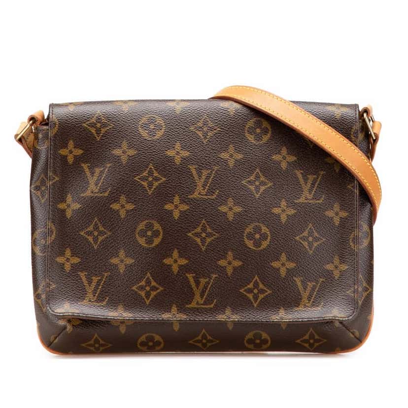 Louis Vuitton Monogram Musette Tango Long Strap Brown Canvas Good condition - Front View