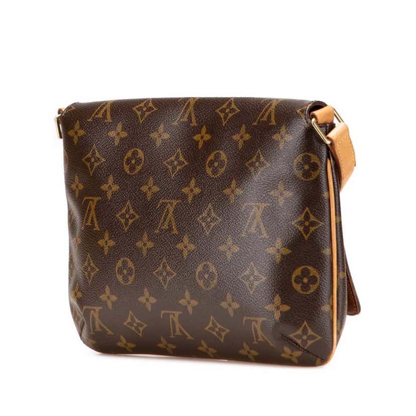Louis Vuitton Monogram Musette Tango Long Strap Brown Canvas Good condition - Back View