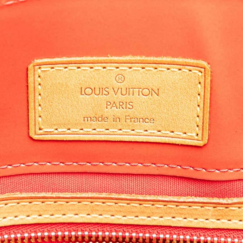 Louis Vuitton Monogram Vernis Reade PM Red Leather Good condition - Box View