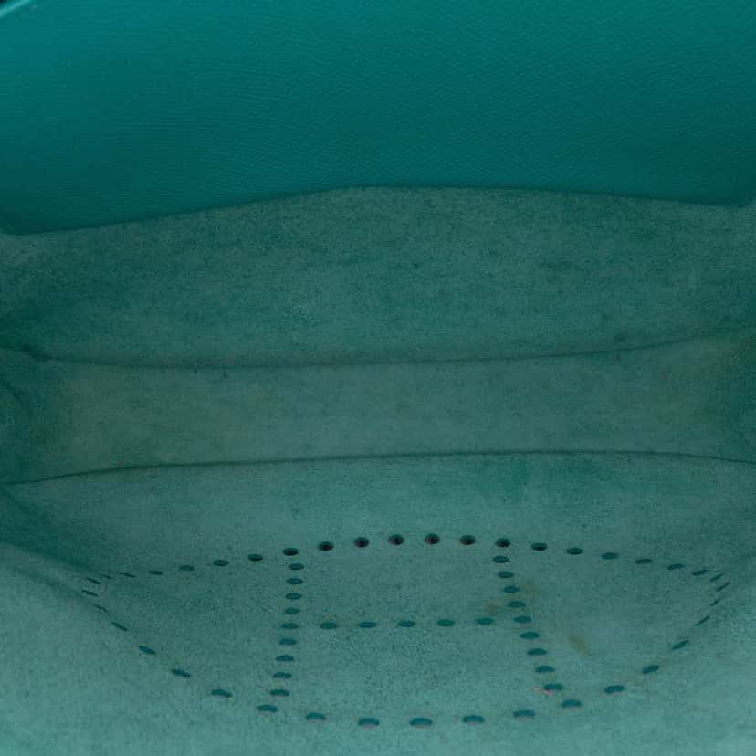 Hermès Epsom Evelyne PM Blue Leather Good condition - Model View