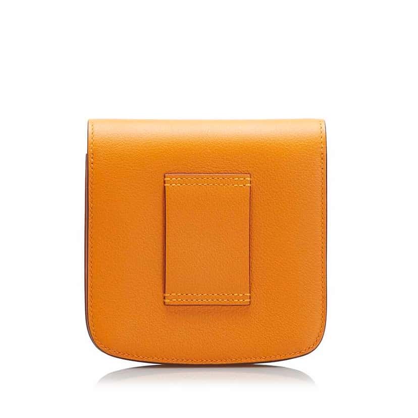 Hermès 2002 Wallet Orange Leather Good condition - Inside View