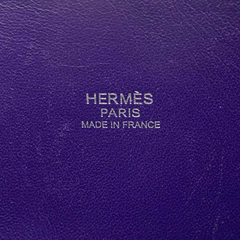 Hermès Epsom Bolide 27 Purple Leather Good condition - Box View
