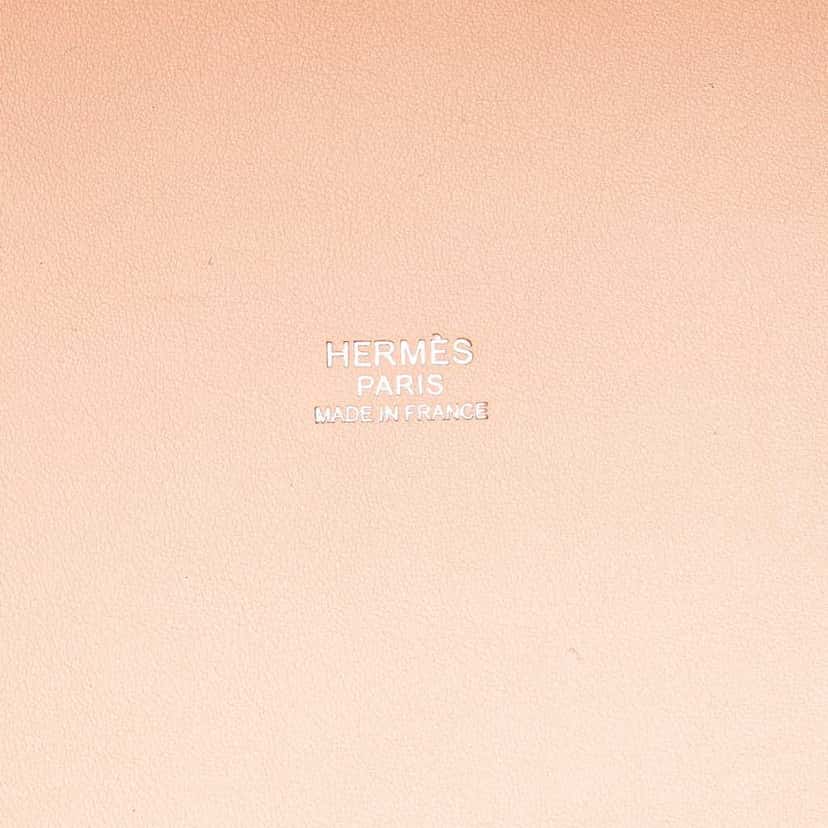 Hermès Toile H and Swift Cabas H en Biais 40 Orange Good condition - Box View